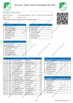 Druckansicht - MeinTurnierplan.de