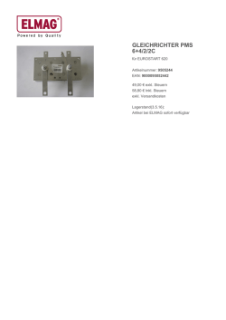 Gleichrichter PMS 6+4/2/2C