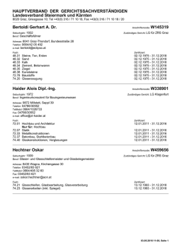 Druckansicht - Hauptverband