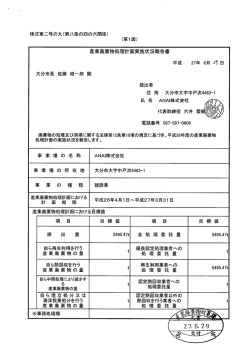 様式第二号の九(第八条の四の大関係) (第ー 面