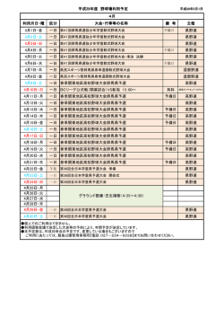 野球場(5月1日現在)【PDF： 271KB】