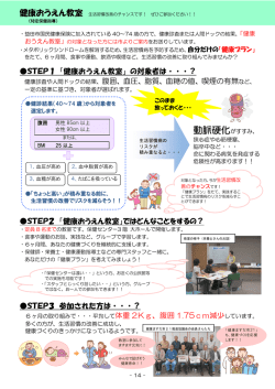 ［健康おうえん教室］ [PDFファイル／323KB]