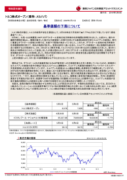 トルコ株式オープン(メルハバ) - 損保ジャパン日本興亜アセットマネジメント