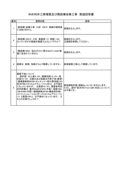質問回答書