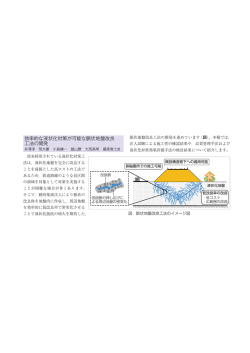 効率的な液状化対策が可能な脈状地盤改良 工法の開発