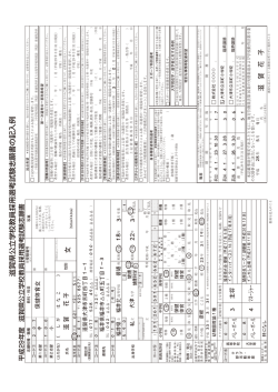 記入コード表ならびに志願書記入例（PDF：724KB）