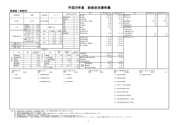 財政状況総括表