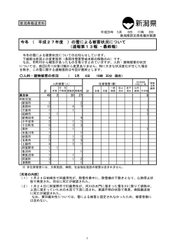 H27雪による被害状況報道資料第13報・最終（pdf形式 85.7KB）