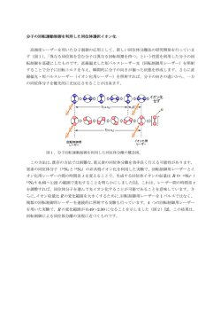分子の回転運動制御を利用した同位体選択イオン化