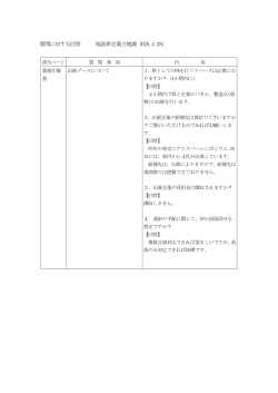 質問に対する回答 福島県企業立地課（H28.4.28）