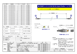 7-両端FCコネクタ付GI 50／125 Hytrl Buffer 1心TCS