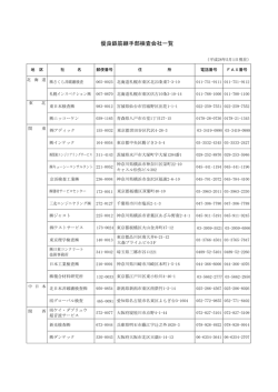 優良鉄筋継手部検査会社一覧