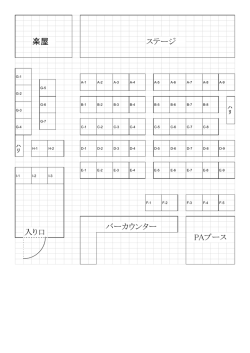 楽屋 ステージ バーカウンター 入り口 PAブース