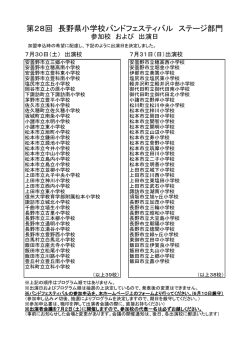 出演校一覧