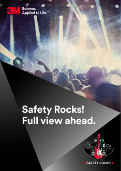 broschüre - 3M Arbeitsschutz Safety Rocks!