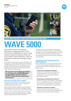 wave 5000 - Motorola Solutions