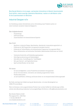 Industrial Designer m/w