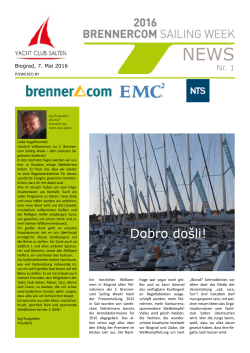 BSW_NEWS_2016_01 - Brennercom Sailing Week