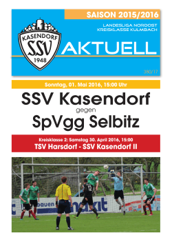 SSV Kasendorf SpVgg Selbitz