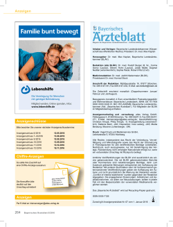 Familie bunt bewegt - Bayerisches Ärzteblatt