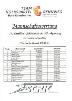 Familienwertun - OEVP-RENNWEG