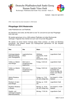 Informationszettel