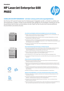 HP LaserJet Enterprise 600 M602