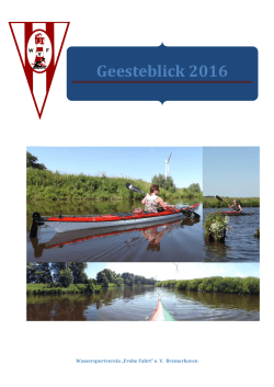 Geesteblick 2016