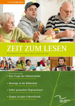 zeit zum lesen - Paul-Riebeck