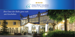 Hotelbrosch&uuml;re  - Atrium Hotel Amadeus