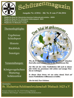 Schützenmagazin 04-2016 - Nr. 8