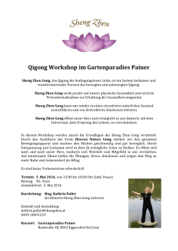 Qigong Workshop im Gartenparadies Painer