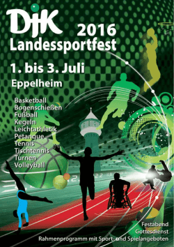 DJK Landessportfest Ausschreibung herunterladen
