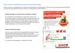 Hallo an alle, die uns Wichtel kennen oder noch kennenlernen