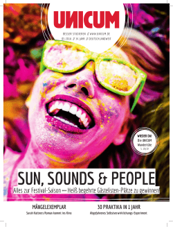 sun, sounds & people