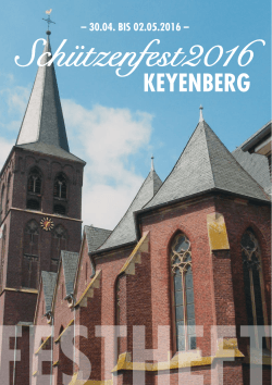Festheft 2016 - St. Sebastianus-Schützenbruderschaft Keyenberg