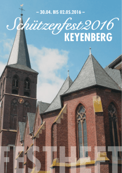 Festheft 2016 - St. Sebastianus-Sch&uuml;tzenbruderschaft Keyenberg