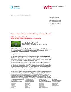 Dr. Gregor Sobotta und Marcus Hornig sind Referenten auf