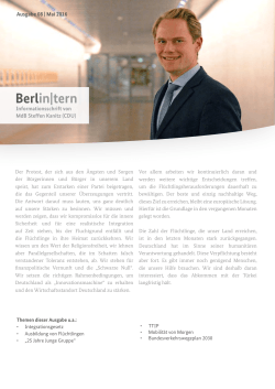 BERLINintern - Steffen Kanitz