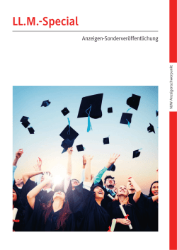 LL.M.-Special - Frankfurt School of Finance & Management