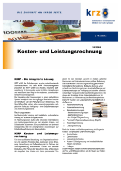 Produktblatt Kosten-Leistung