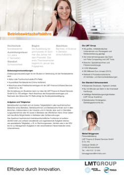 Effizienz durch Innovation.