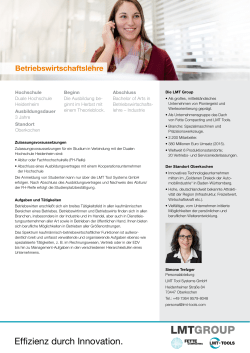Effizienz durch Innovation.