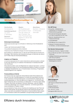 Effizienz durch Innovation.