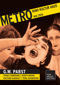 gw pabst - Filmarchiv Austria
