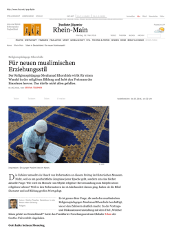 Für neuen muslimischen Erziehungsstil