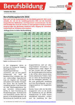 Infoblatt Berufsbildung Mai 2016