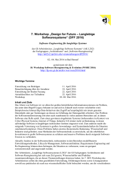 Call for Paper zum (PDF ~115kb)