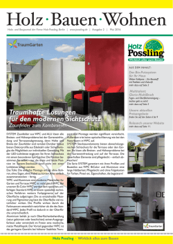Holz &middot; Bauen &middot; Wohnen mit Tiefpreiszone