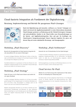 Cloud-basierte Integration